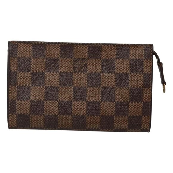 LOUIS VUITTON Damier Ebene Marais Pouch LV Auth - Picture 5 of 14